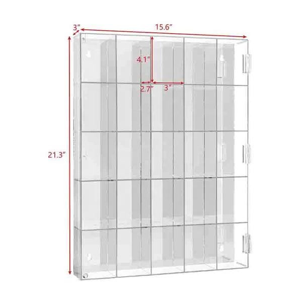 Shelf Acrylic Cabinet Car Model Mini Doll Collection Bracket Plastic Doll Display Case Large
