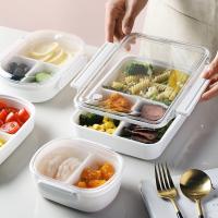 Containers de déjeuner en plastique de 350 ml Containers pour préparation des repas