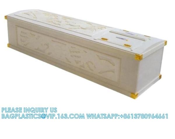 Japan Style Carving Funeral Coffin Solid Wood Coffin With Hand-Carving Good Quality Solid Wood Hand-caved Coffin