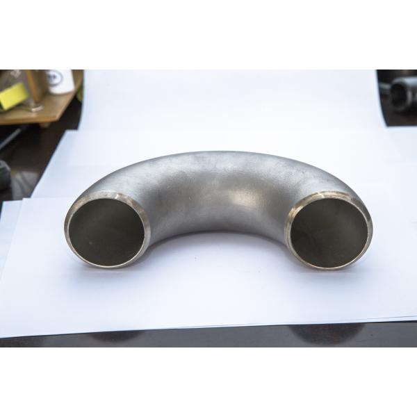 304 316L Stainless Steel Pipe Fittings / 90 Degree Welding Elbow SCH 40