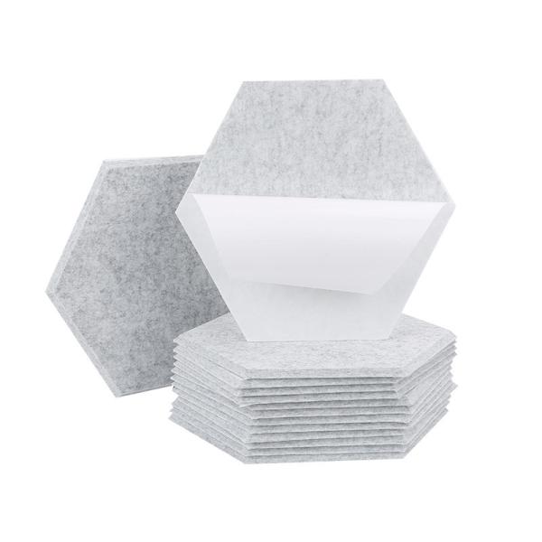 Self Adhesive Soundproof Hexagon Polyester Fiber Acoustic Panel Acoustic Wall Panels