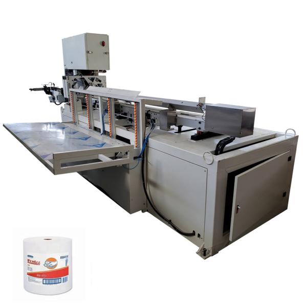Linha de produção rebobinamento livre do papel higiênico do rolo do rolo HRT de JRT da peça sobresselente