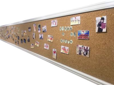 College Heatproof Wood Pin Natural Cork Panels Background Antitear LFGB