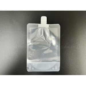 Bolsa vertical de embalaje flexible transparente con revestimiento de PE