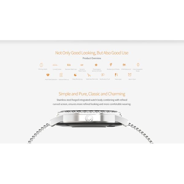 Браслет BT5.0 Bluetooth водоустойчивого отслежывателя фитнеса тарифа сердца IP68 умный