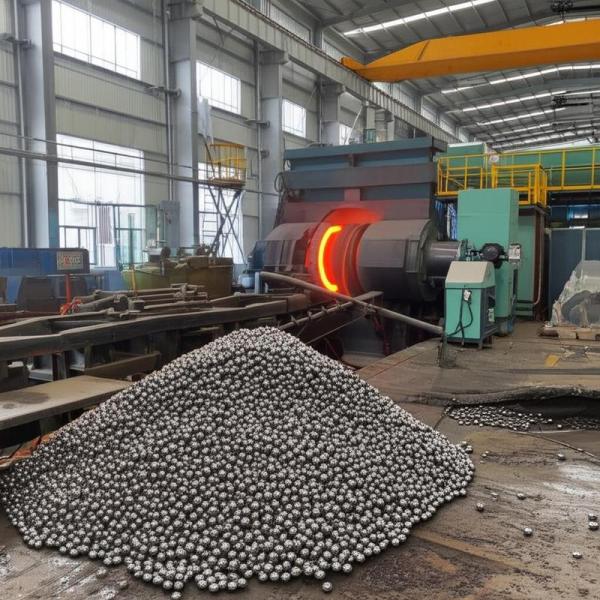 20mm-130mm Hot Rolled  Steel Grinding Media Ball Steel Balls for Mine Ball Mill Cement