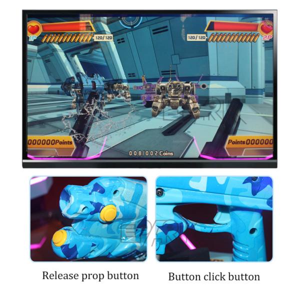 Coin Op Shooting Arcade Machines 220V CE Certificated