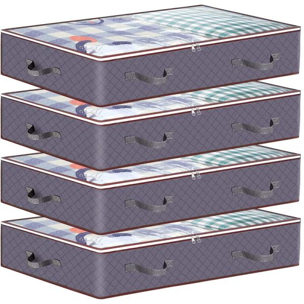 Custom Logo Accepted Under Bed Clothes Storage Boxes Personalize Your Storage Solution