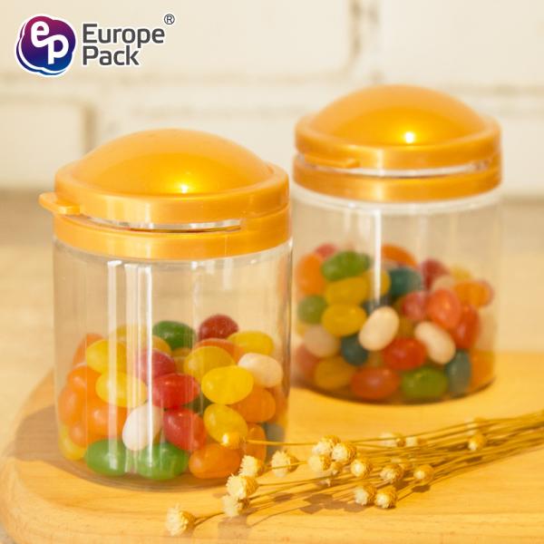 Best seller high quality medium durable plastic jars wholesale with handle