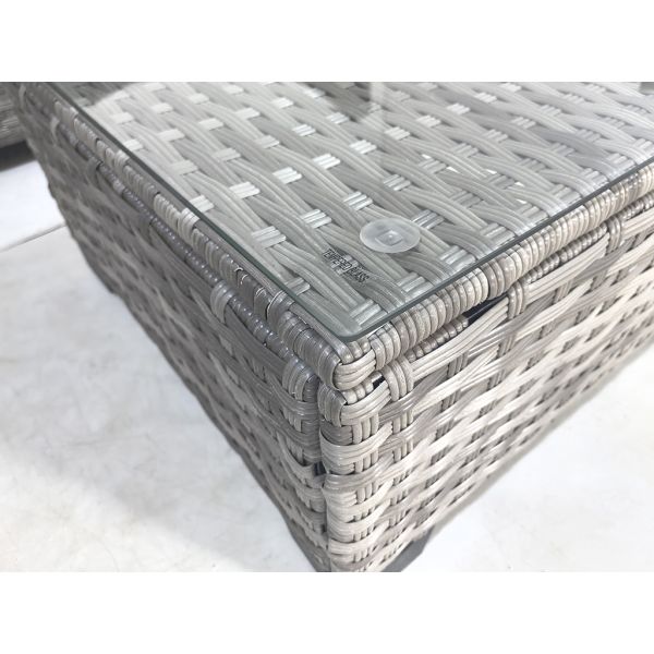 Factory 2026 Hot Sale New Modern All-Weather PE Rattan Wicker Sectional Patio Sofa Set, Outdoor Garden Furniture