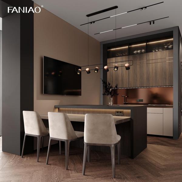 Меламинные кухонные шкафы Маленький кухонный шкаф набор с раковиной Кухонные шкафы острова