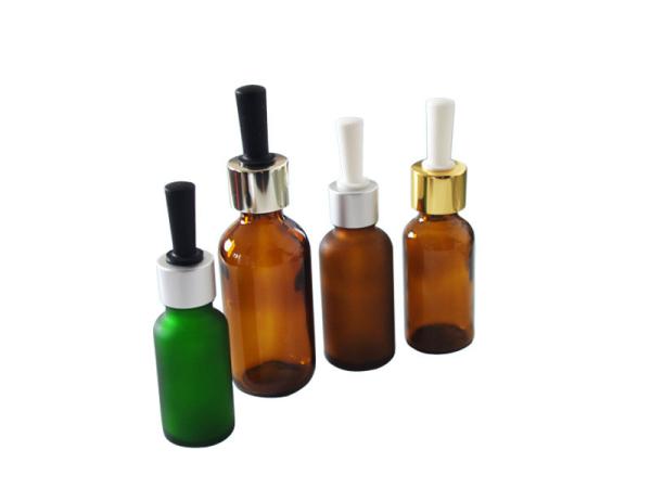 CL-D429 long nozzle glass dropper pipettes/closures/cap/assemblies & essential oil bottle