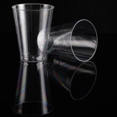 Transparent 7OZ PS Reusable Plastic Disposable Cup Party Cups Clear Plastic Drinking Cups For Beverage