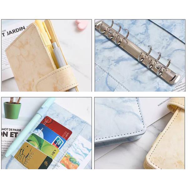 A5 A6 Carnet de notes à couverture en PU souple en différentes couleurs de cuir pour les besoins professionnels personnalisés