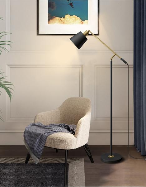 Engineering floor Lamp Floor Lighting Living Room Bedroom Study American Light Luxury Net Red Bedside standing Lamp