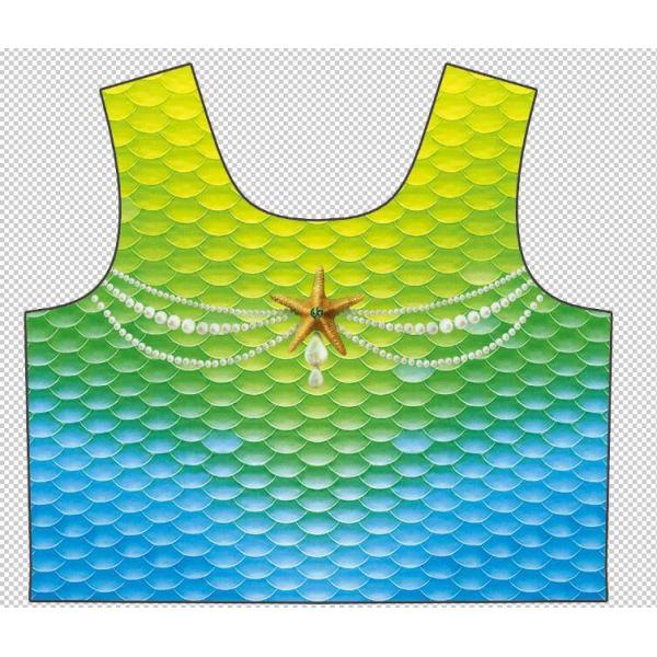 Pink Turquoise Childrens Mermaid Tails , Custom Mermaid Tails Easy Drying