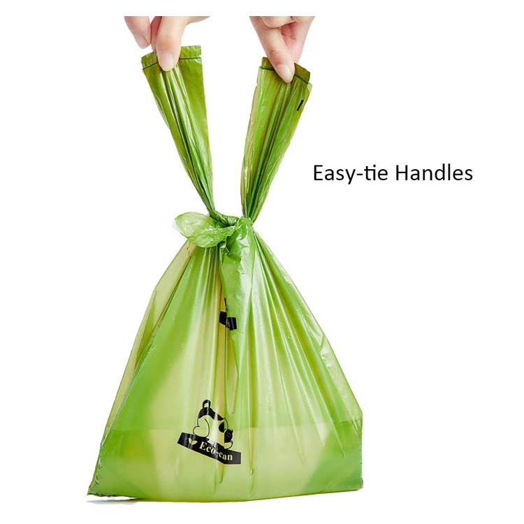 Сумки отхода кормы собаки земли дружелюбные, сумка PE PLA 15mic Oxo Biodegradable
