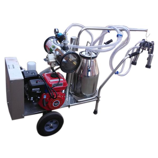Unidade de ordenha móvel elétrica manual com Vane Vacuum Pump giratória