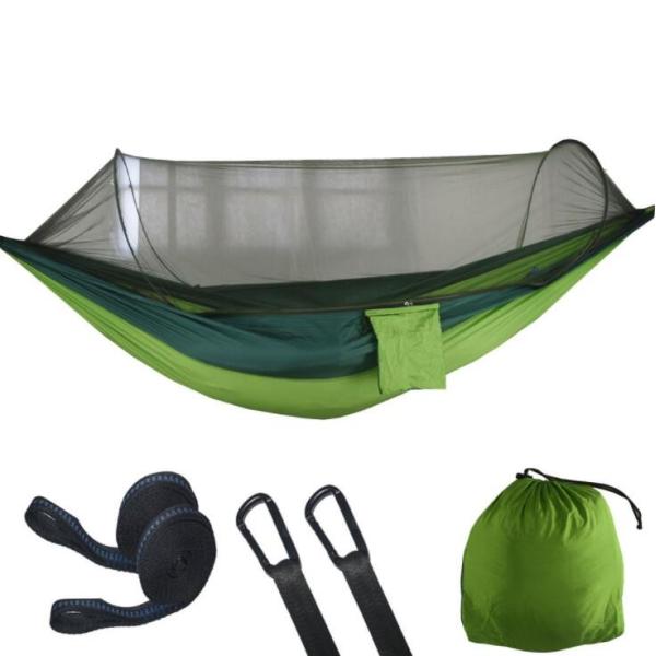 Two Persons Outdoor Portable Hammock , 210T Nylon Travel Camping Hammock