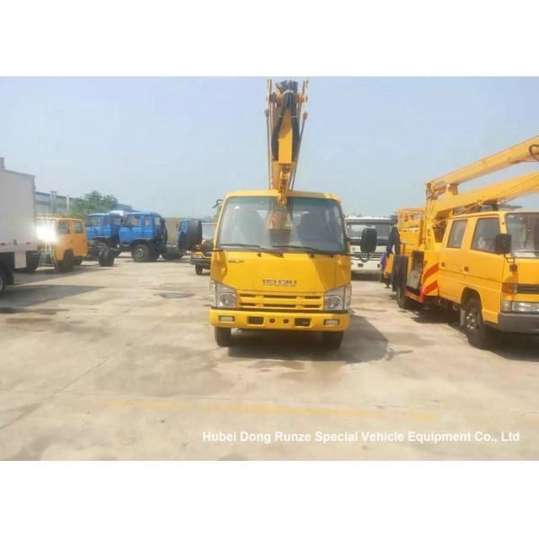 ISUZU 16m Truck Mounted Articulated Aerial Work Platforms High Performance