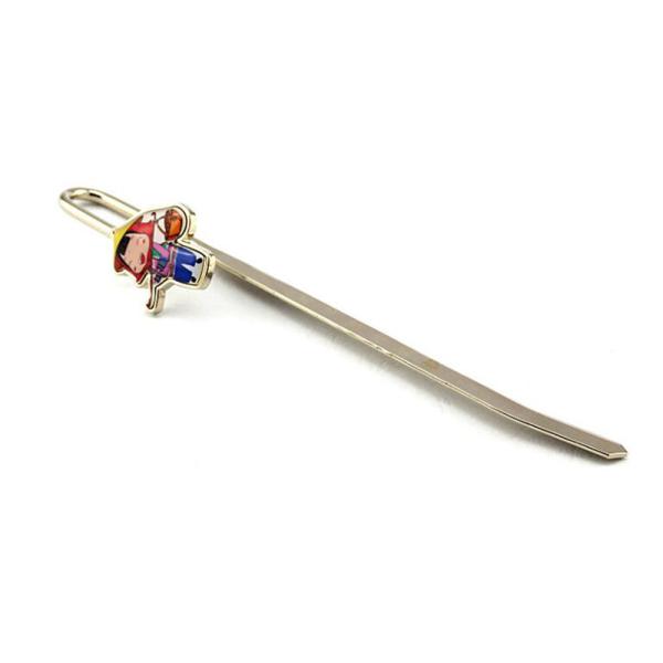 Promotional gifts customer design metal gold color bookmark for book