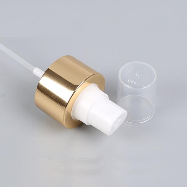 24/410 крышек PP золота алюминиевого точного спрейера тумана сияющих для тумана тела