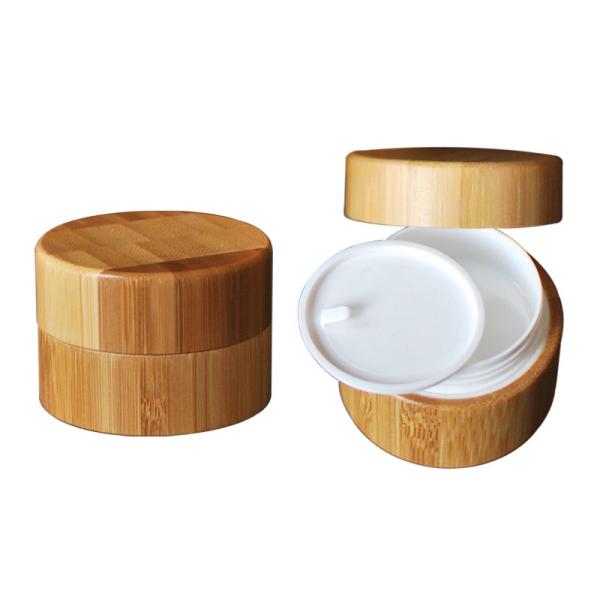 Mask Mud Bamboo Cosmetic Packaging 85g 3 Oz Spice Jars With Bamboo Lids