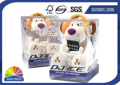 Color Printing Clear PET Box For Dolls Toys Christmas Gift , OEM / ODM