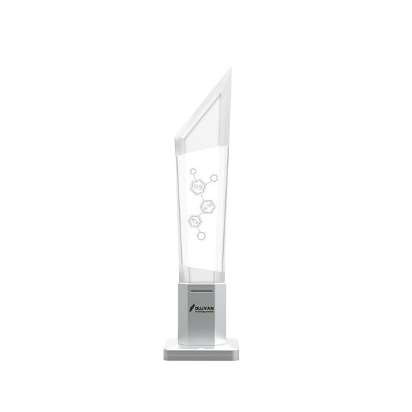 OUJVAN Q7 Patent Single Layer Tricolor LED Warning Tower Light, 90° Foldable Base, >95dB Buzzer IP54 DC24V, Custom Logo Aluminum Indicator Lamp For CNC, SMT, Engraving, Mining Automation Equipment