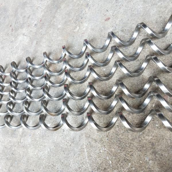 Шрубы из непрерывной нержавеющей стали SS304 SS316 без вала для конвейерных ферм