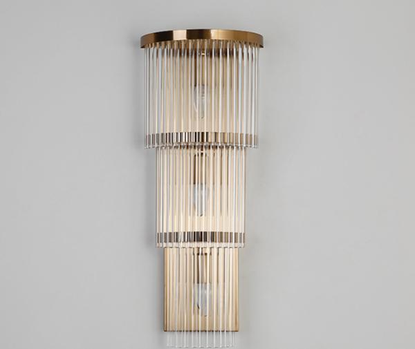 Cor 260*H400 260*H580 Crystal Wall Lamp do espaço livre E14