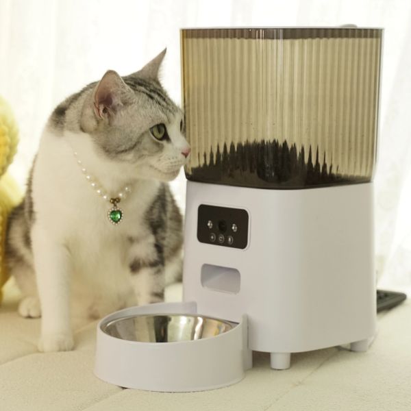 Smart Pet Feeder WiFi Automatic Cat Dog Food Dispenser with App Control