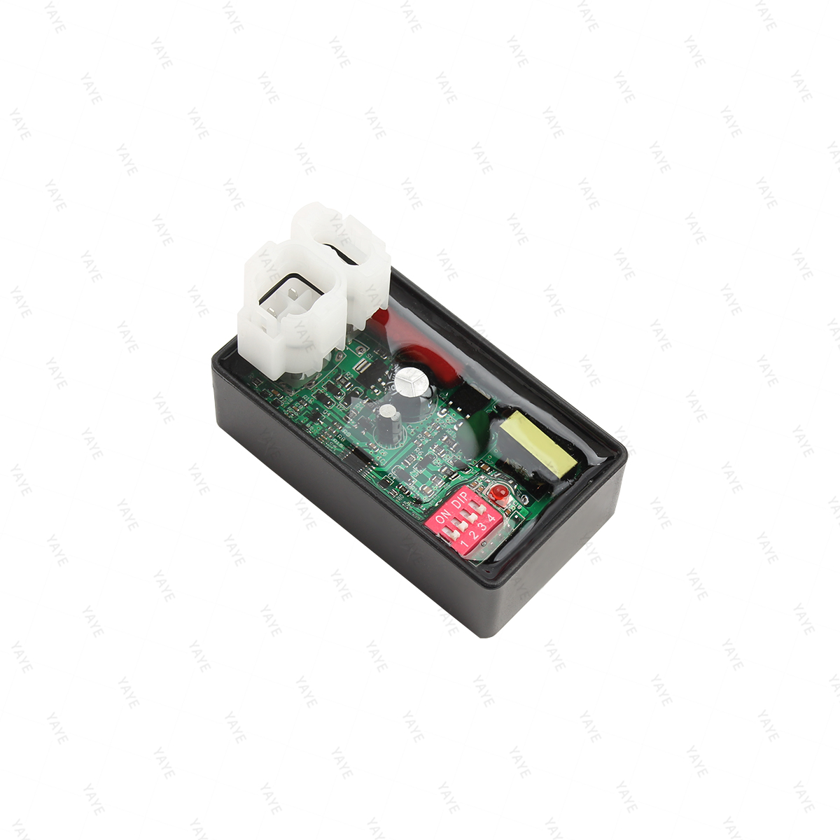 CDI Programmable Racing Ignition System for GY6125 DC Motorcycles 6 Pin DIP Switches Enhanced for Better