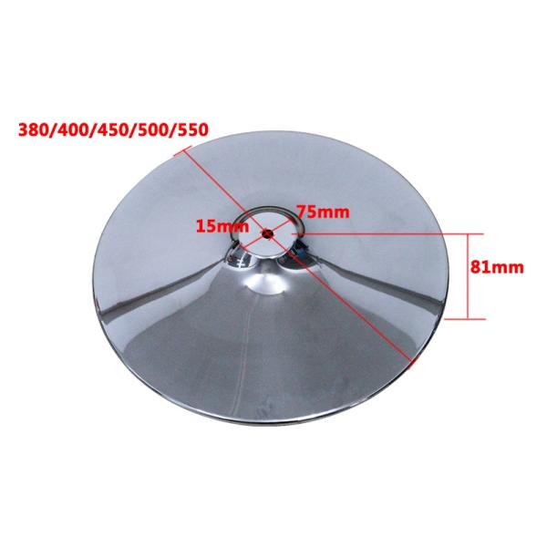 Bar Stool Accessories With A Center Hole Of 15mm Made Of Chrome-plated Iron With Dimensions 380/400/450/500/550mm