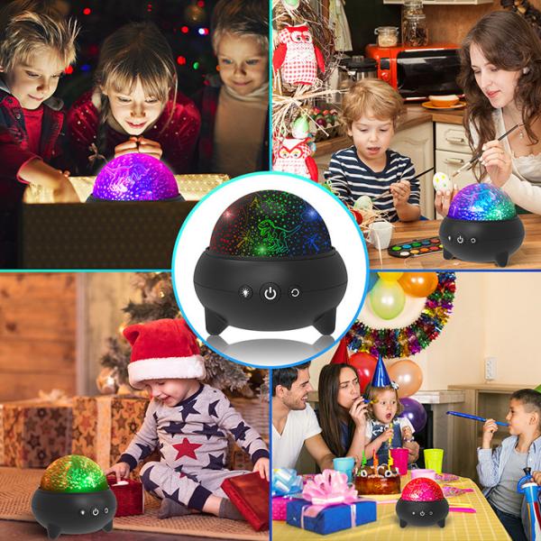 ABS PVC Dinosaur Light Projector , Multiscene Animal Star Night Light Projector