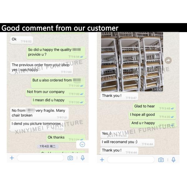 Outdoor Plastic Folding Dining Chair HDPE White Mesh Back Lighter