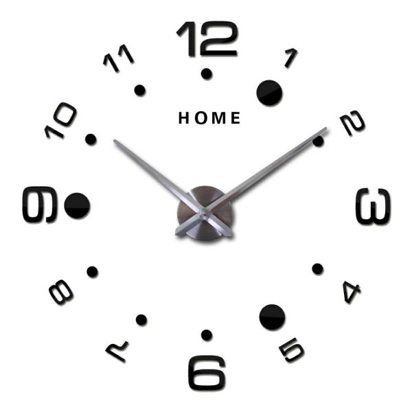 Decoration Unique Modern Wall Clocks 3D Acrylic Living Room Wall Art Clock