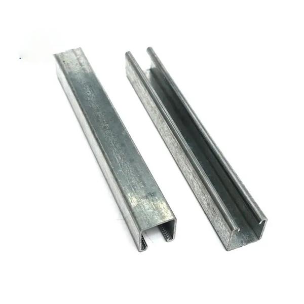 ODM Metal Slotted Aluminium Unistrut Channel C Shaped Anodizing finish