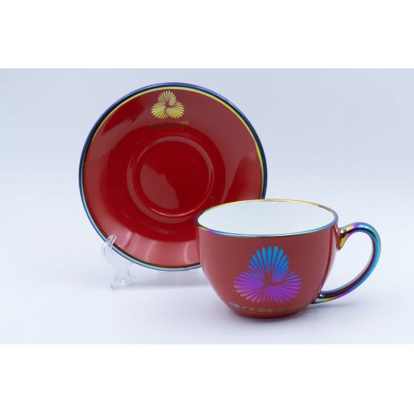 Wholesale Customized Ceramic Branded Coffee Mugs With Electroplating