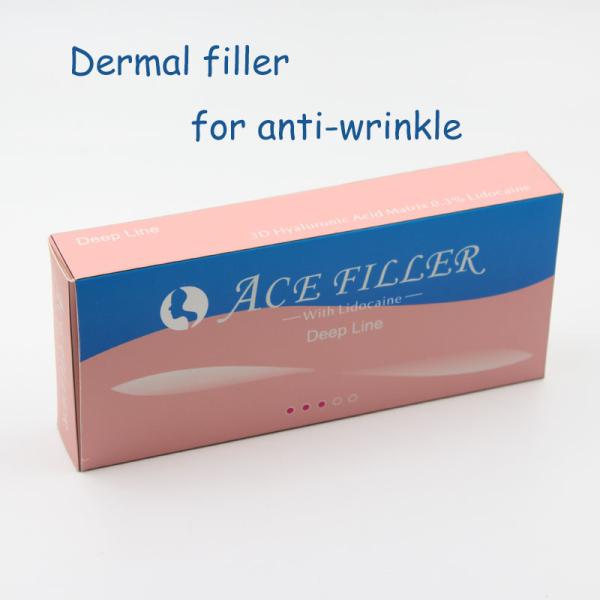 1ml 2ml Fine derm deep  Line Anti-wrinkle filler Cross-linked Hyaluronic Acid Injection Dermal Filler