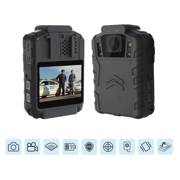 1296P Police CCTV Body Camera Night Vision IP67 Body Worn Video Recorder