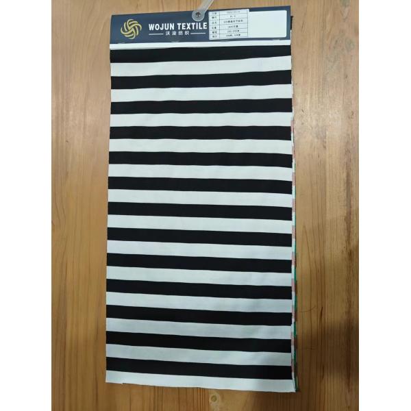 Environmentally Friendly And Natural Skin-Friendly Breathable Striped Knit Fabric For Casual Wear