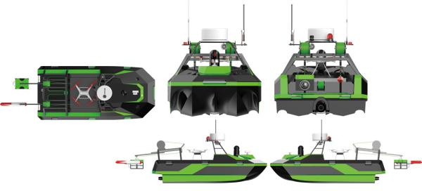 Autonomous Hydrographic Survey Vehicle Oceanographic Survey Ships Measurements Boat supplier from China