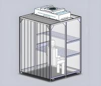 Fácil de instalar stand de sala limpia modular personalizado para un rendimiento óptimo en las operaciones de la planta de fabricación