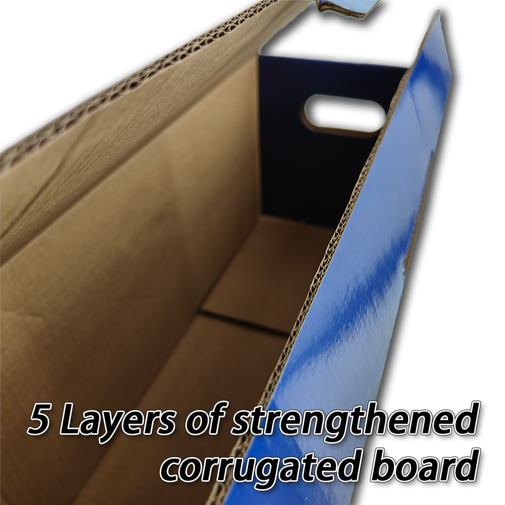 High Quality Custom Logo Corrugated Board Kraft Paper Boxes Customized Packaging for Folder Type Boxes