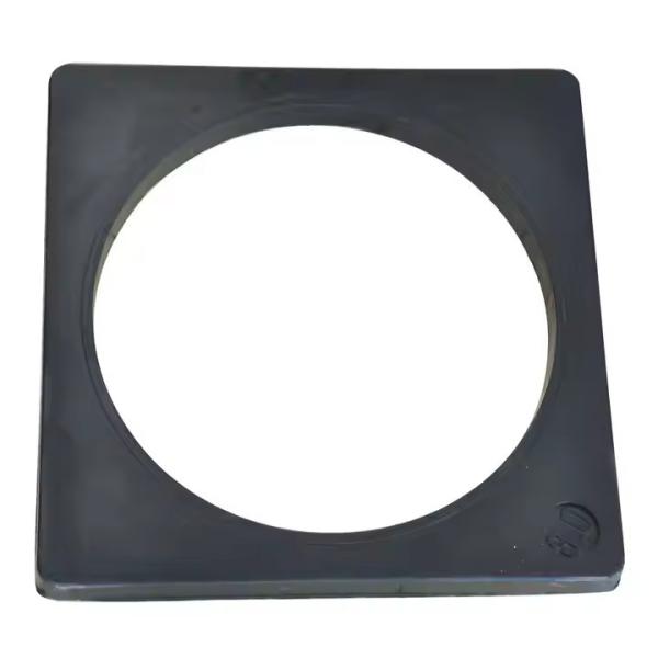 3kg Traffic Cone Base Weights Anti Fall Rubber Base Weight 370*370mm