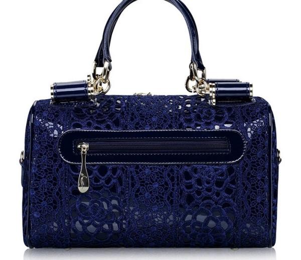 2016 new lace handbag European and American fashion handbags leather shoulder bag