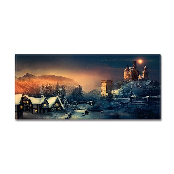Santa Claus Kitchen Floor Mats Carpet impermeável para Sofa Area Long Strip