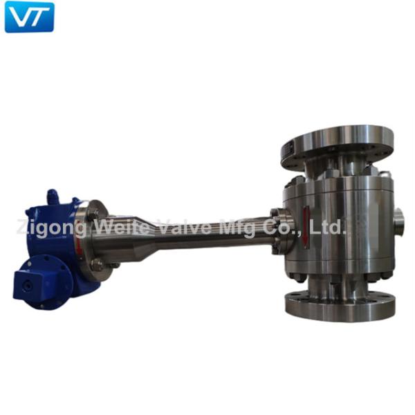 3 600LB Cryogenic Ball Valve SS OEM ANSI B16.34 Quickly Quenching