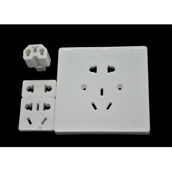 Supper Beige Color Insulating Electrical Steatite Ceramic Plug High Heat Resistance